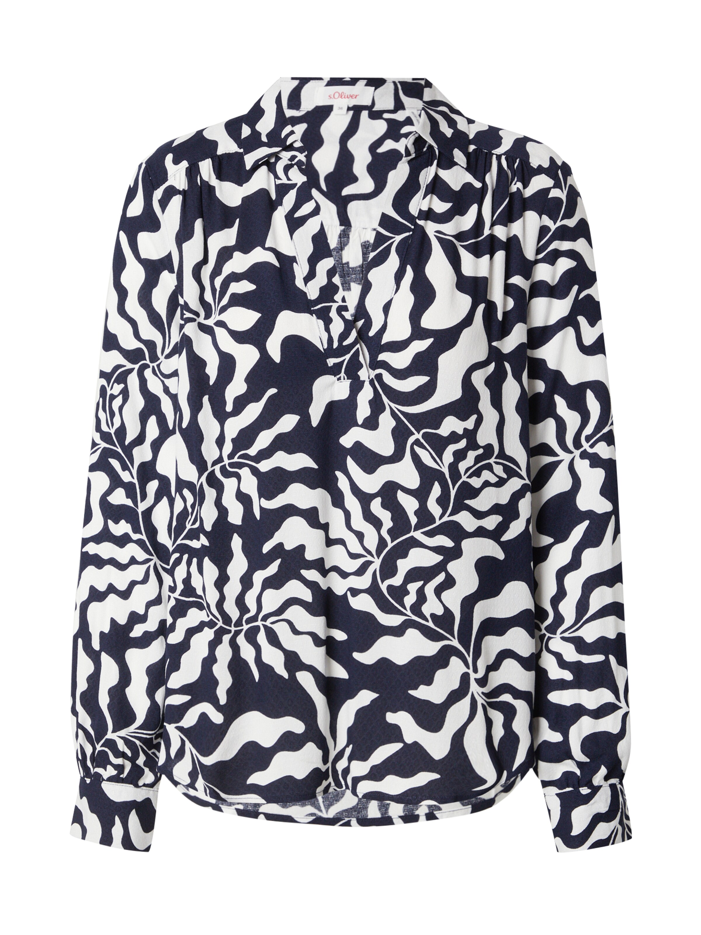 s.Oliver Blouse in Blauw: voorkant