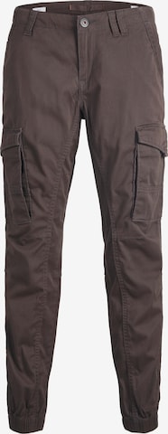 Effilé Pantalon 'Paul' Jack & Jones Junior en marron : devant