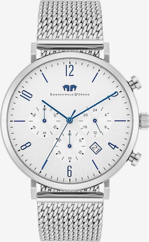 Rhodenwald & Söhne Analoog horloge in Zilver: voorkant