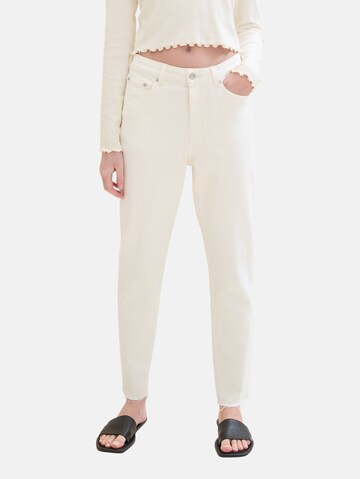 Loosefit Jean TOM TAILOR DENIM en blanc : devant