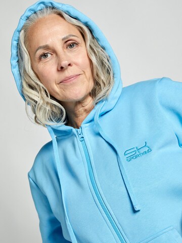 SPORTKIND Sportjas 'Unisex Zip Hoodie' in Blauw