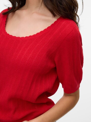 VERO MODA Trui 'VMLuxlight' in Rood