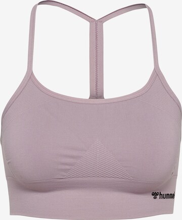 Soutien-gorge de sport 'TIFFY' Hummel en violet : devant