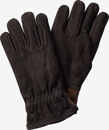 CAMEL ACTIVE Full Finger Gloves in Black: front