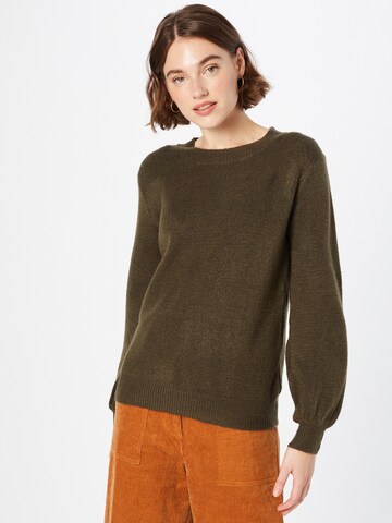PIECES Sweater 'Perla' in Green: front