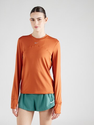 NIKE - Camisa funcionais em laranja: frente