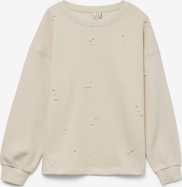 Felpa di VERO MODA in bianco: frontale