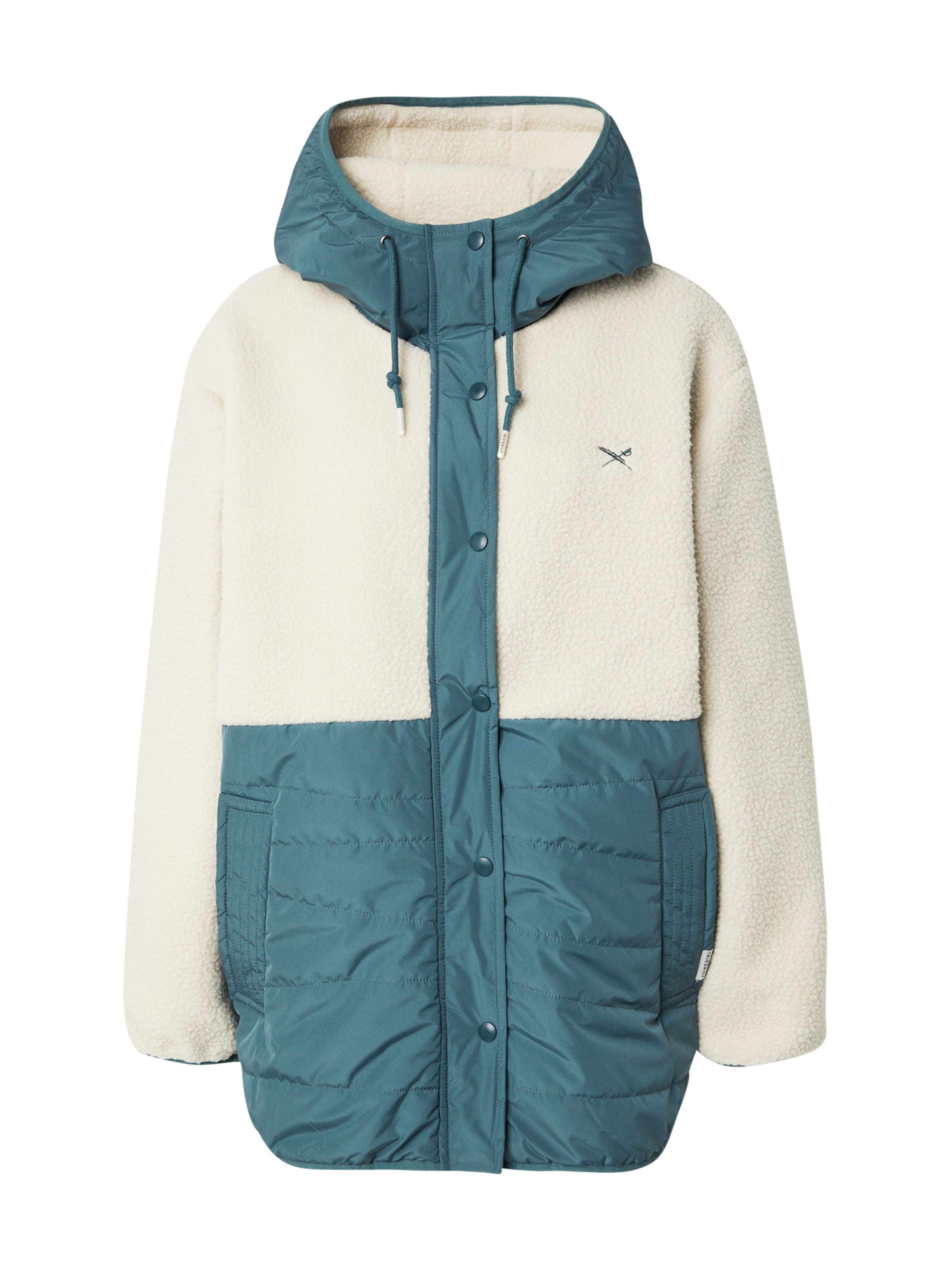 Iriedaily Přechodná bunda 'Arctik' – zelená: přední strana