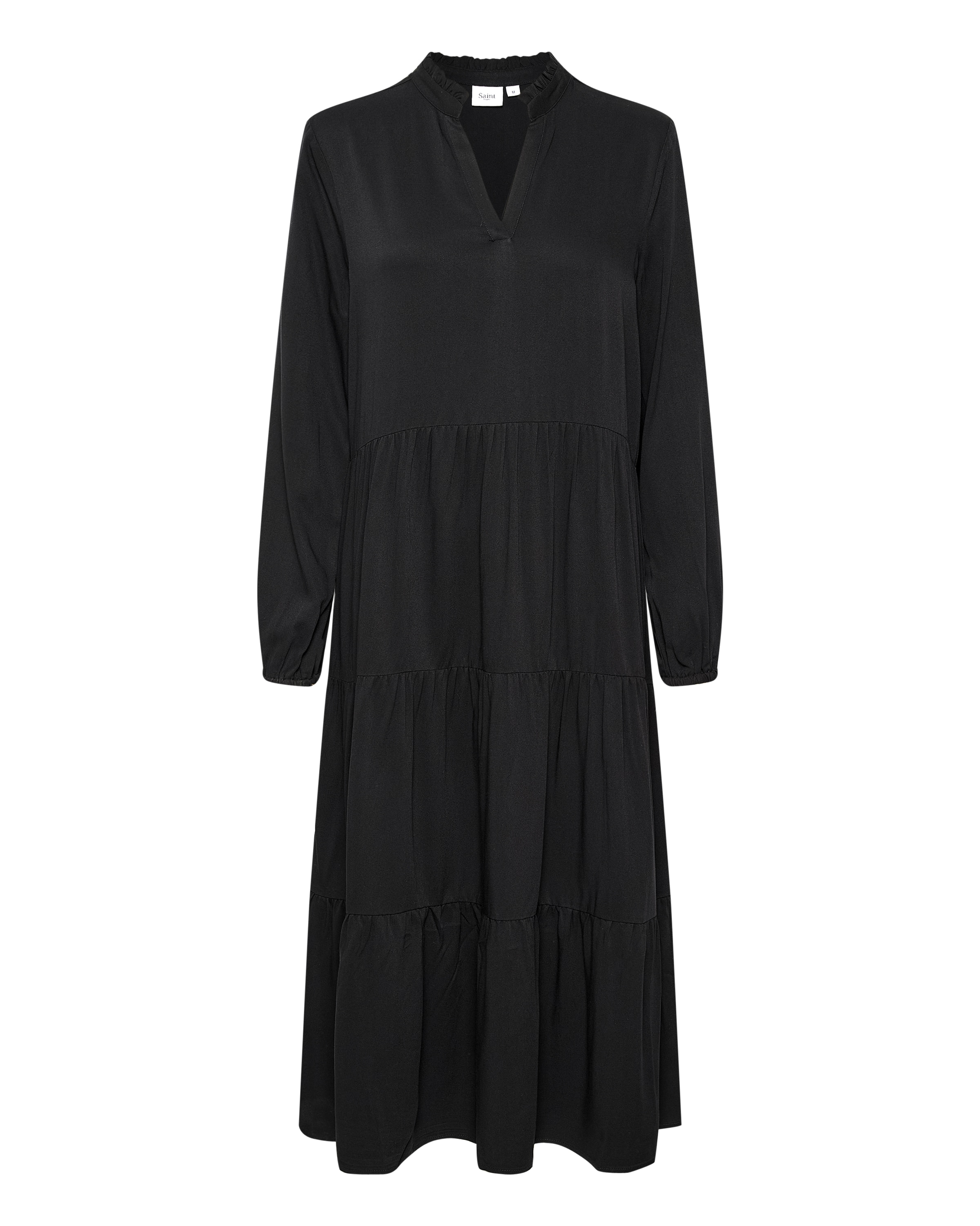 SAINT TROPEZ Shirt dress 'Edina' in Black, Item view