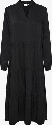 SAINT TROPEZ Shirt Dress 'Edina' in Black: front