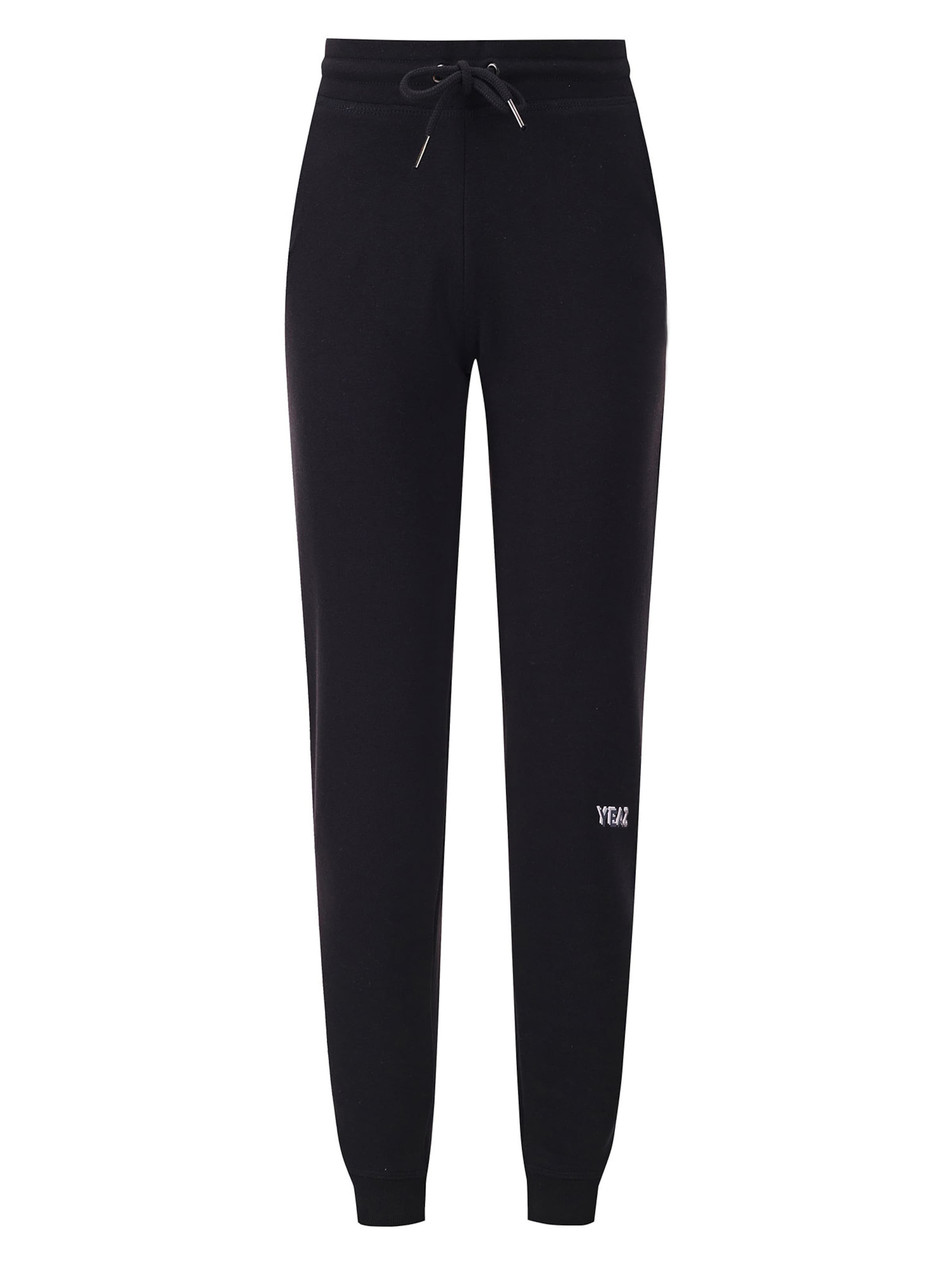 YEAZ - Tapered Pantalón deportivo 'Chilax' en negro: frente