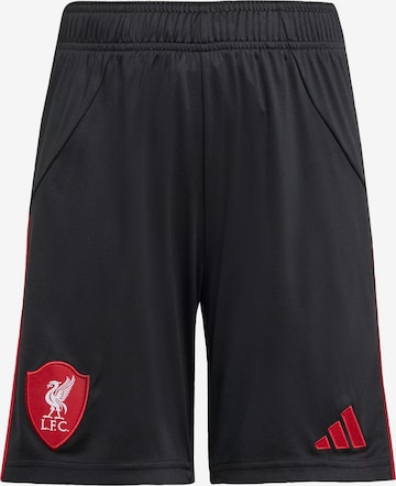ADIDAS PERFORMANCE Regular Urheiluhousut 'Liverpool FC 25/26' värissä musta: etupuoli