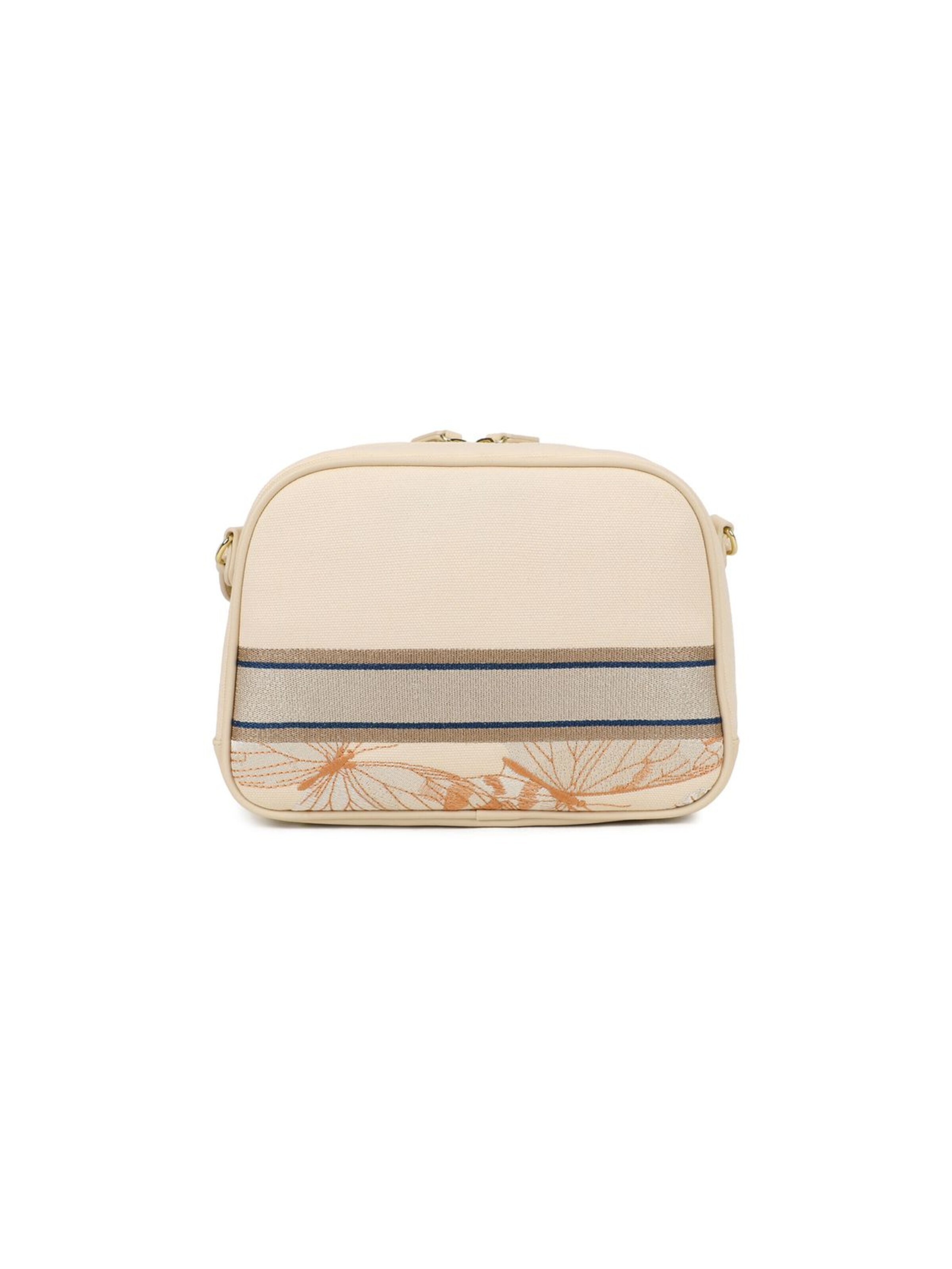 Borsa a tracolla 'Jacquard' di Braccialini in beige