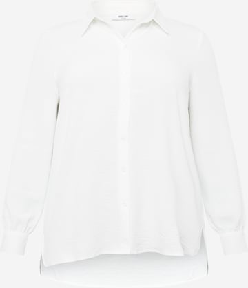 ABOUT YOU Curvy - Blusa 'Frederike' em branco: frente