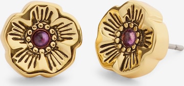 auksinė COACH Auskarai: priekis