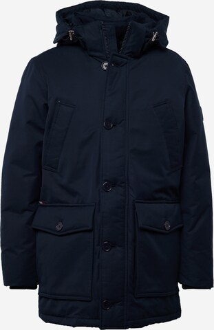 TOMMY HILFIGER Winterparka in Blauw: voorkant