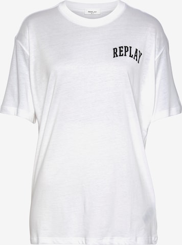 REPLAY Shirt in White: front