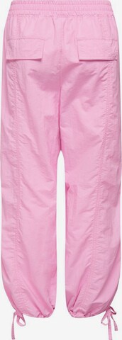 Effilé Pantalon cargo ONLY en rose
