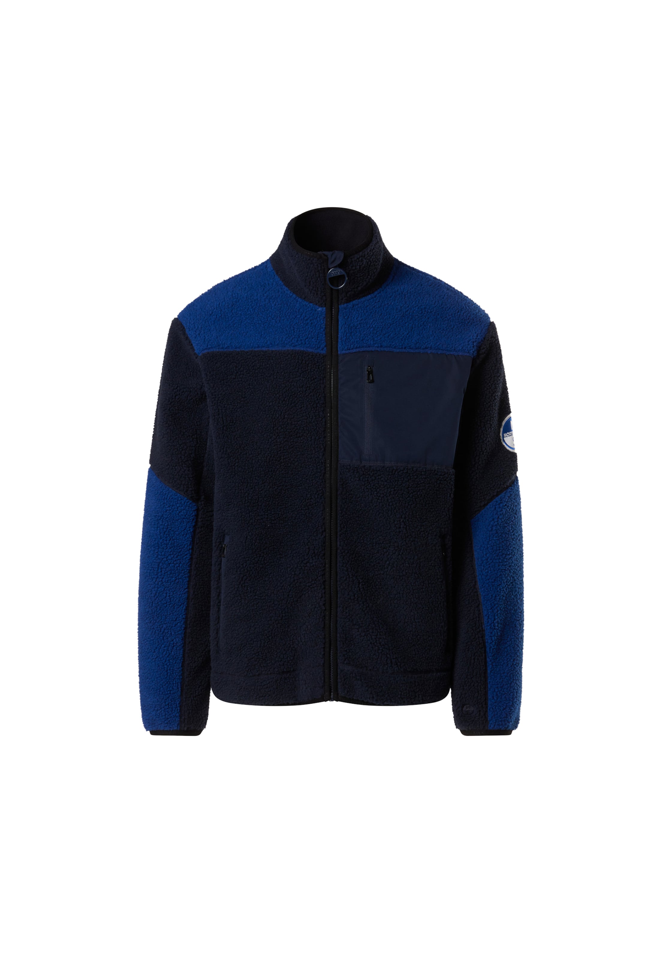 North Sails Fleecejacke in Blau: Vorderseite
