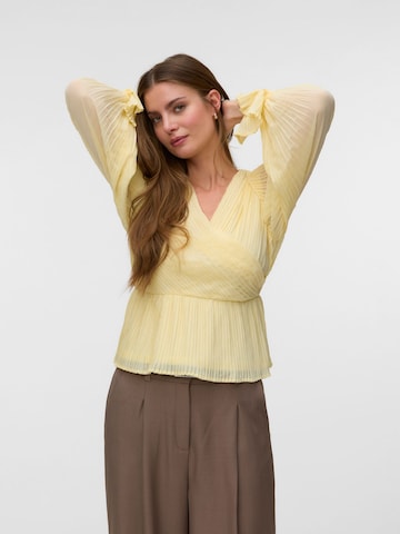 Chemisier 'VMDora' VERO MODA en jaune : devant