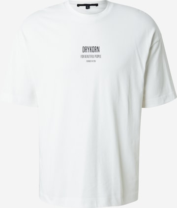 DRYKORN Tričko 'Anayo 1996' – bílá: přední strana