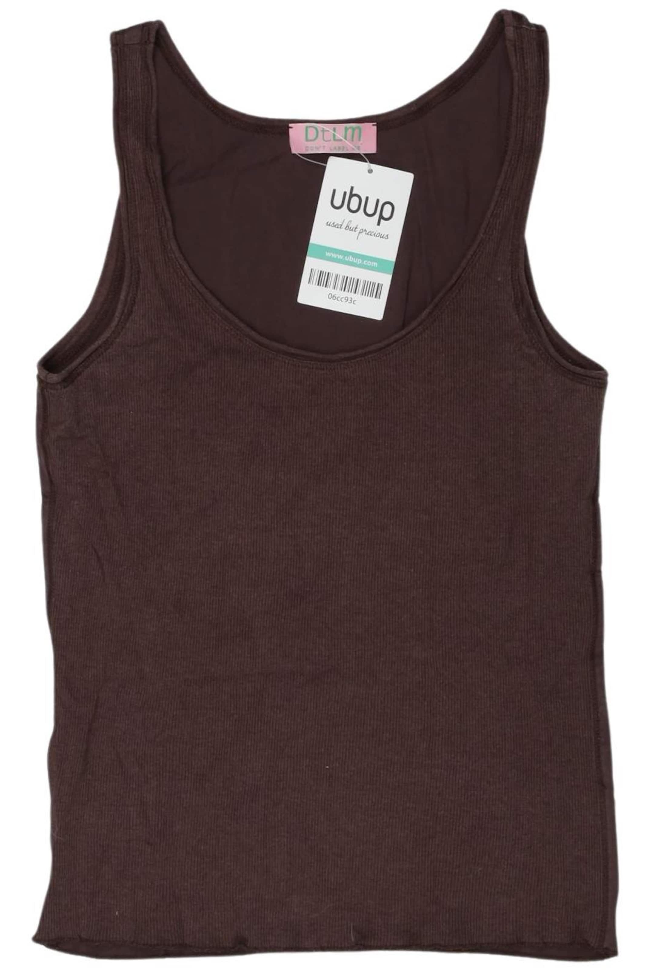 Dtlm don't label me Top XXXS in Braun: Vorderseite