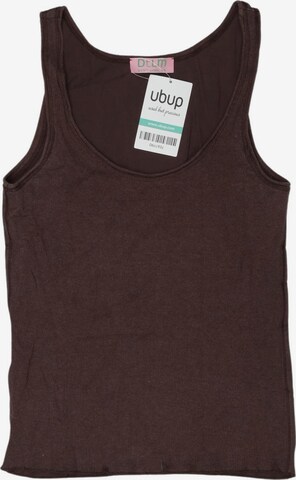 Dtlm don't label me Top XXXS in Braun: Vorderseite