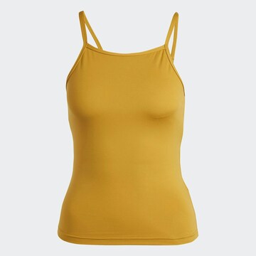 ADIDAS PERFORMANCE - Top deportivo en marrón: frente