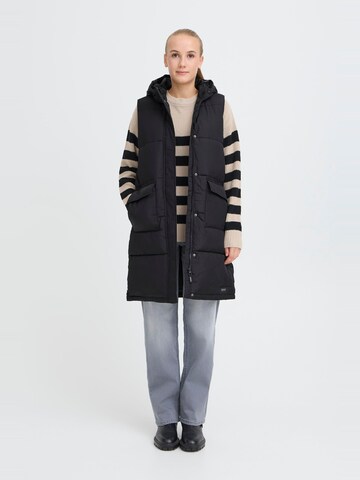 Gilet ' OXMINNA LONG ' di Oxmo in nero