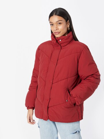 Warehouse Between-season jacket in Red: front