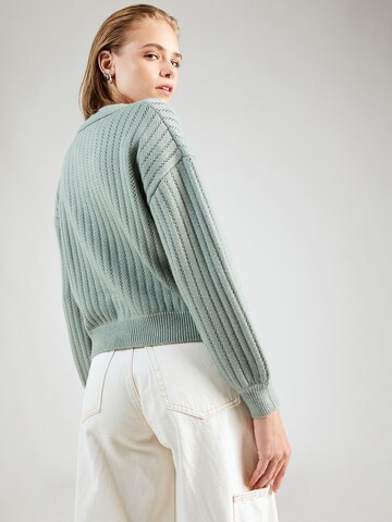 ABOUT YOU Knit Cardigan 'Eve' in Green