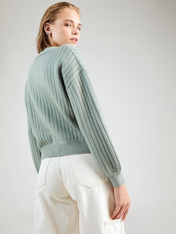 ABOUT YOU Knit Cardigan 'Eve' in Green