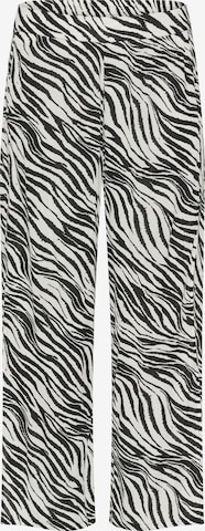 Loosefit Pantalon 'Caisy Ami' KAFFE CURVE en noir : devant