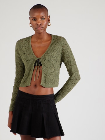 Cardigan 'DANA' ONLY en vert : devant