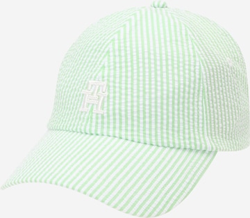 TOMMY HILFIGER Cap in Green: front