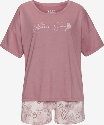 Shorty VIVANCE en rose : devant