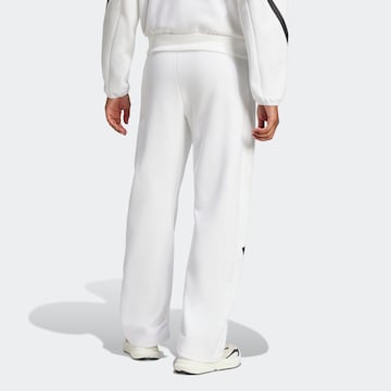 ADIDAS SPORTSWEAR Широкий Спортивные штаны 'Z.N.E.' в Белый