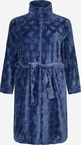 Robe de chambre 'MLISE' Zizzi en bleu : devant