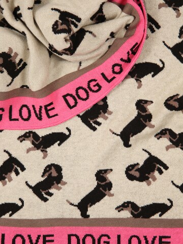 Zwillingsherz Shawl 'Love is Love' in Beige