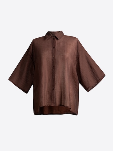 4TAILORS Paita värissä ruskea: etupuoli