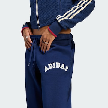 ADIDAS SPORTSWEAR Wide leg Sports trousers in Blue