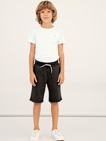 NAME IT Regular Pants 'Vermo' in Black: front