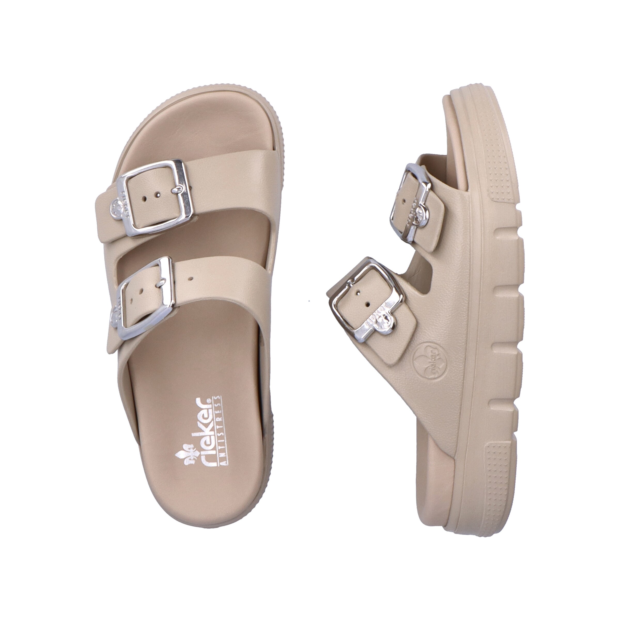 Rieker Mules in Beige