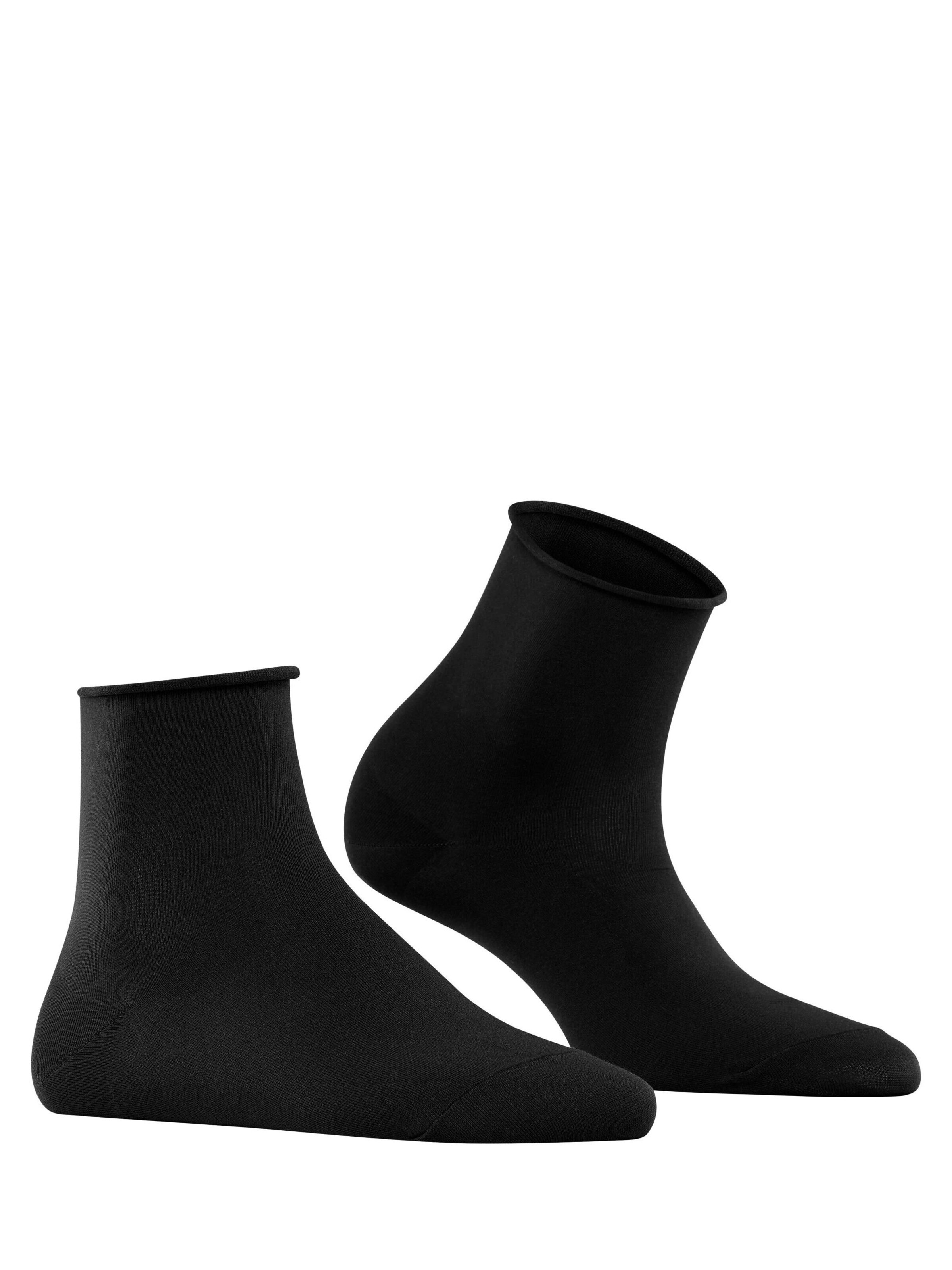 FALKE Socken 'Cotton Touch'‌‌‌‌‌‌‌ in Schwarz