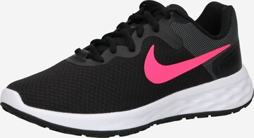 Chaussure de course 'Revolution 6 Next Nature' NIKE en noir : devant