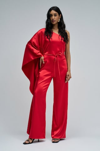 Salsa Jeans Jumpsuit in Rood: voorkant