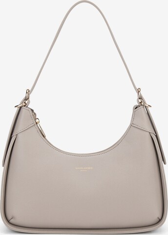 Borsa a spalla 'Borsa a spalla donna pelle vegana PU - Lisandra Elite nera' di David Jones in marrone: frontale