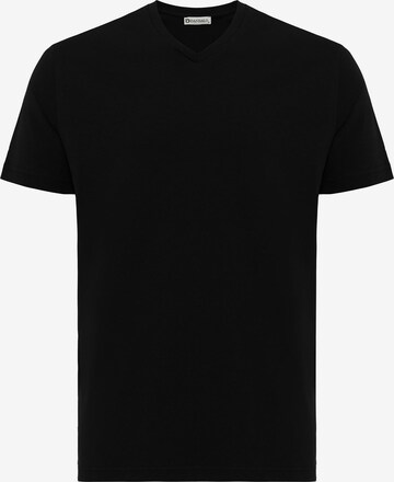T-Shirt Dandalo en noir : devant