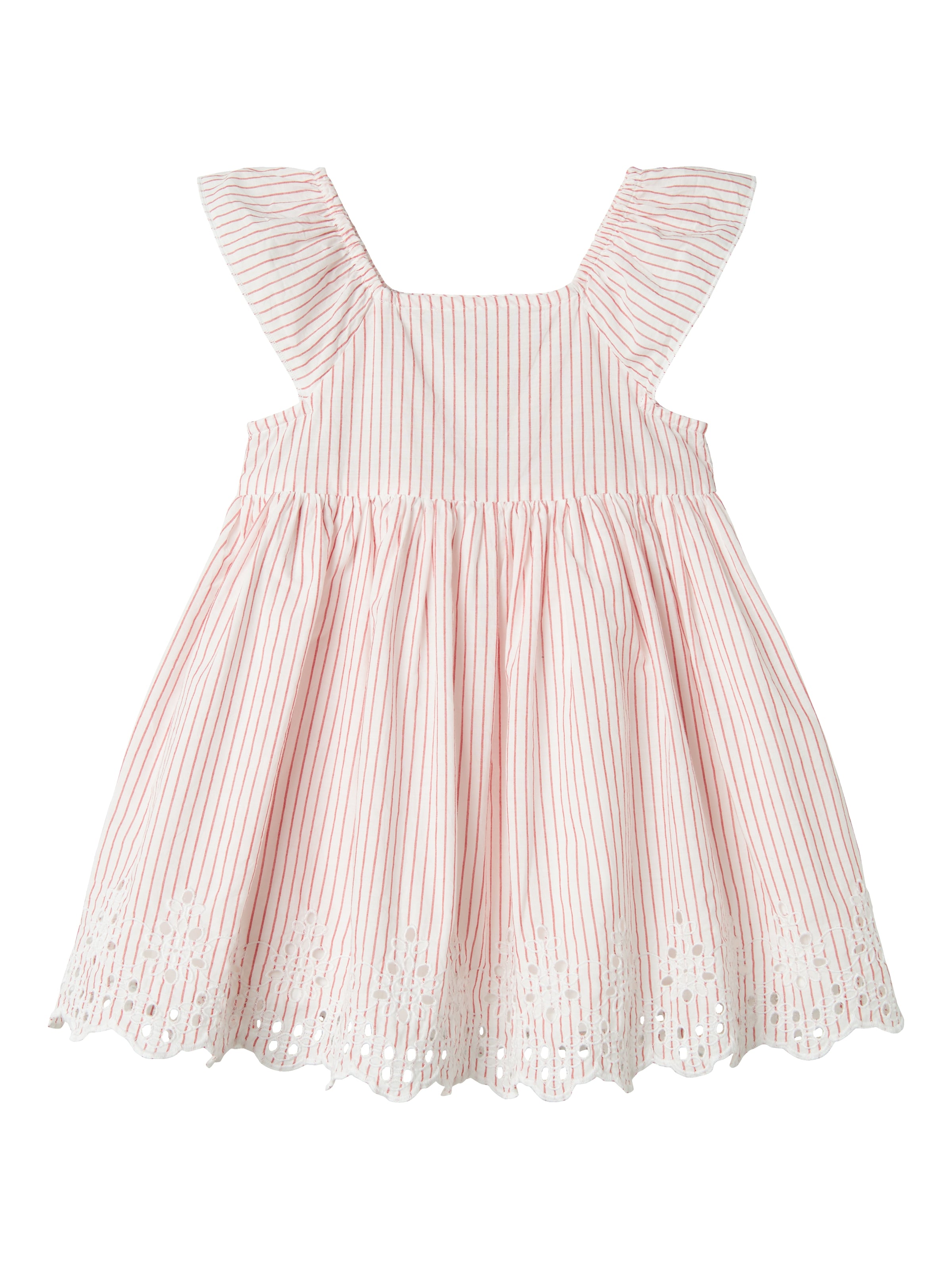 NAME IT Kjole 'FFESINNE' i hvid: forside