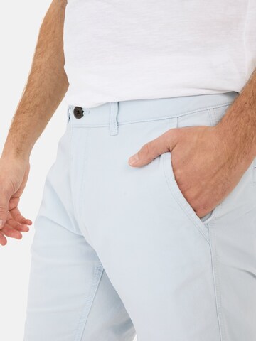 CAMEL ACTIVE Regular Chinoshorts aus Baumwolle mit Stretch in Blau